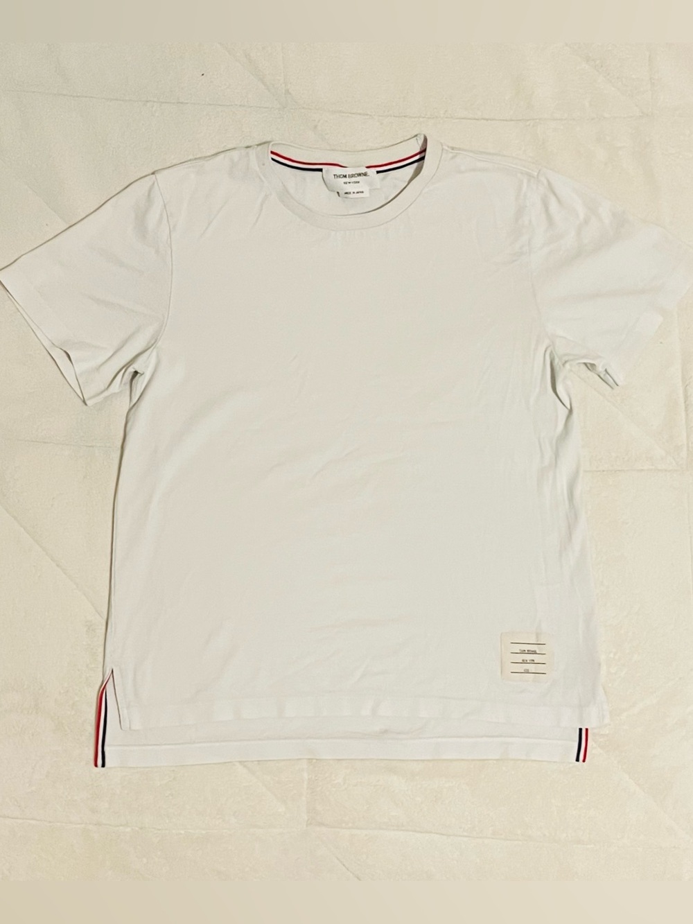 Thom Browne Japan White T-Shirt Size 1 Small